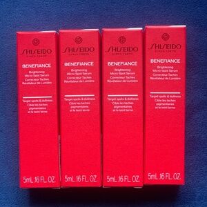 NIB SHISEIDO Pack of 4 BENEFIANCE  Correcting Serum
